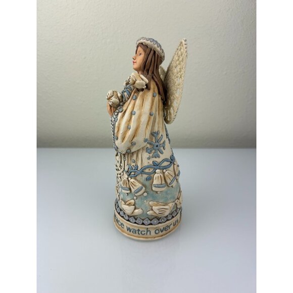 Copper Honey Farms Peace Angel 33130 Figure Linda Jacque Blue Doves Farmhouse - Picture 10 of 16